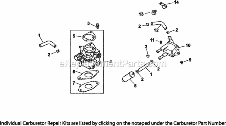 Page H Diagram and Parts List for CH20-64661  Kohler Engine