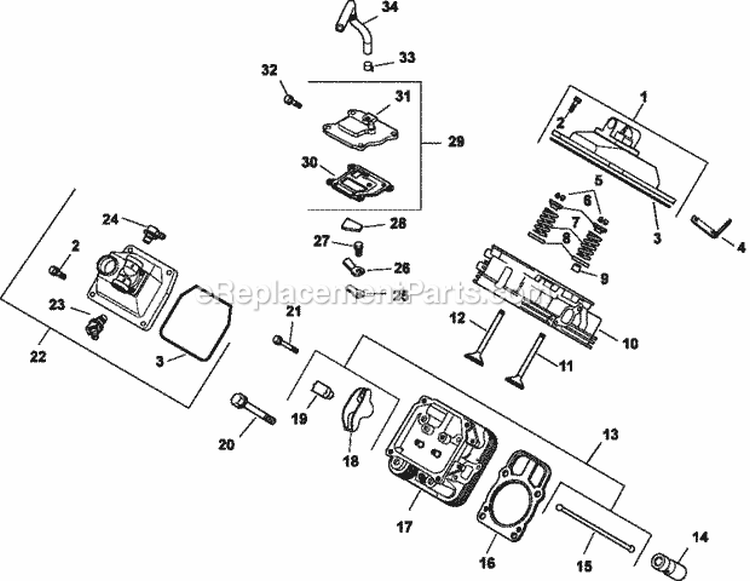 Page I Diagram and Parts List for CH20-64641  Kohler Engine