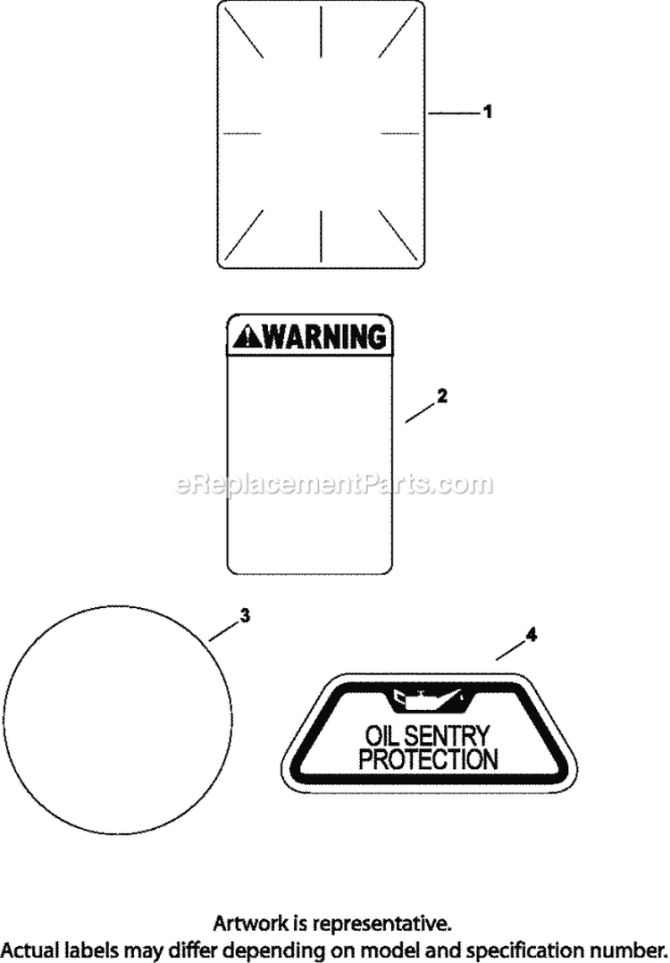 Page E Diagram and Parts List for CH18-62580  Kohler Engine