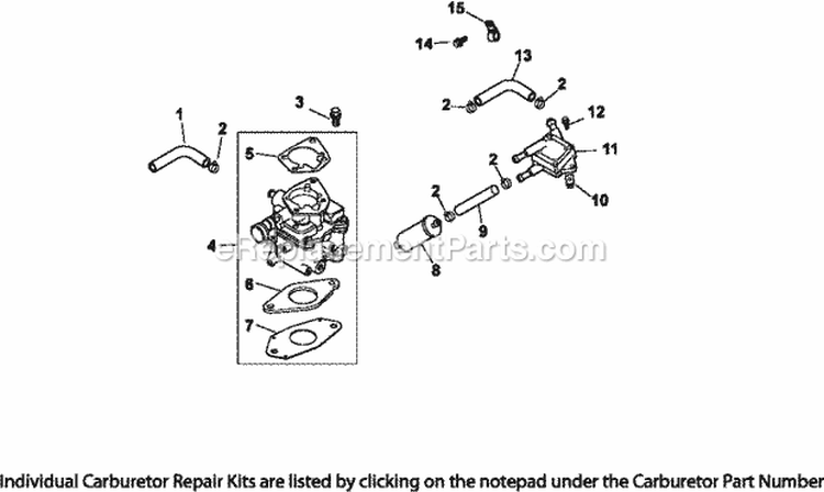 Page H Diagram and Parts List for CH20-64706  Kohler Engine