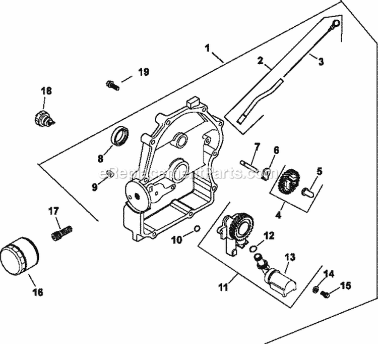 Page L Diagram and Parts List for CH18-62646  Kohler Engine