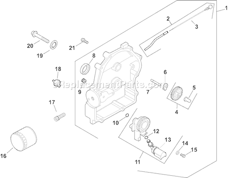 Page L Diagram and Parts List for CH20GS-64633  Kohler Engine