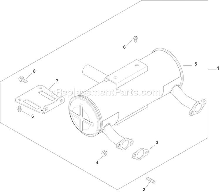 Page G Diagram and Parts List for CH20-64608  Kohler Engine