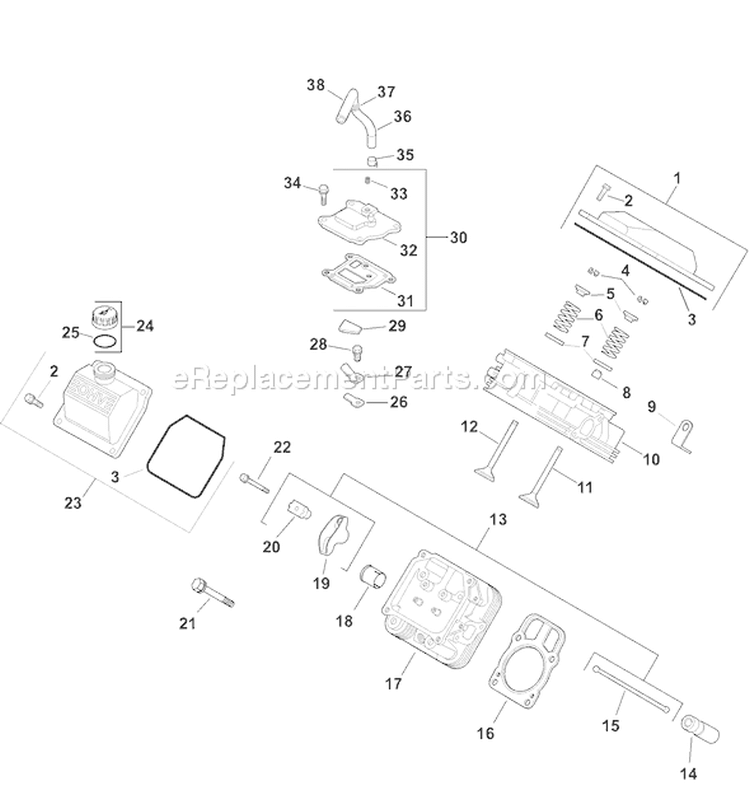 Page I Diagram and Parts List for CH20S-64570  Kohler Engine
