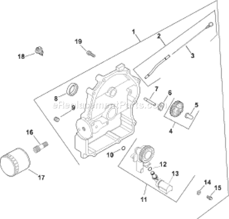 Page L Diagram and Parts List for CH20S-64658  Kohler Engine
