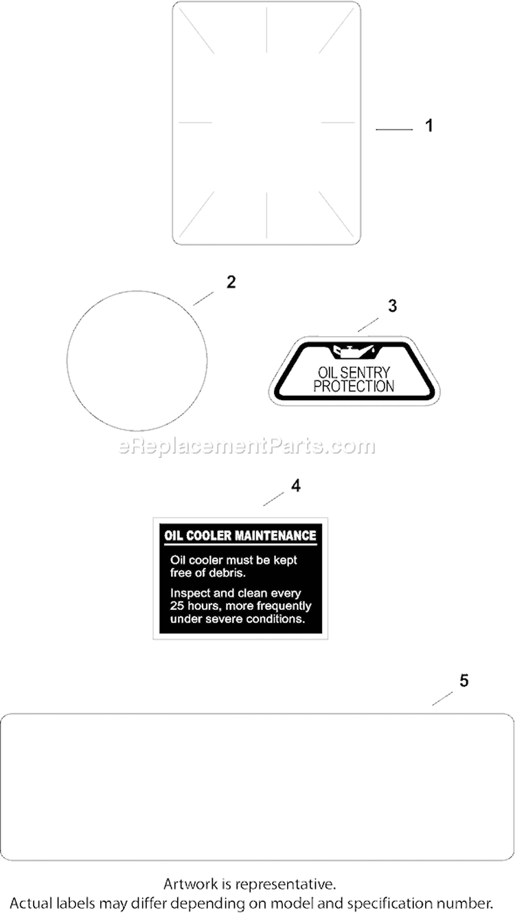 Page E Diagram and Parts List for CH20S-64666  Kohler Engine