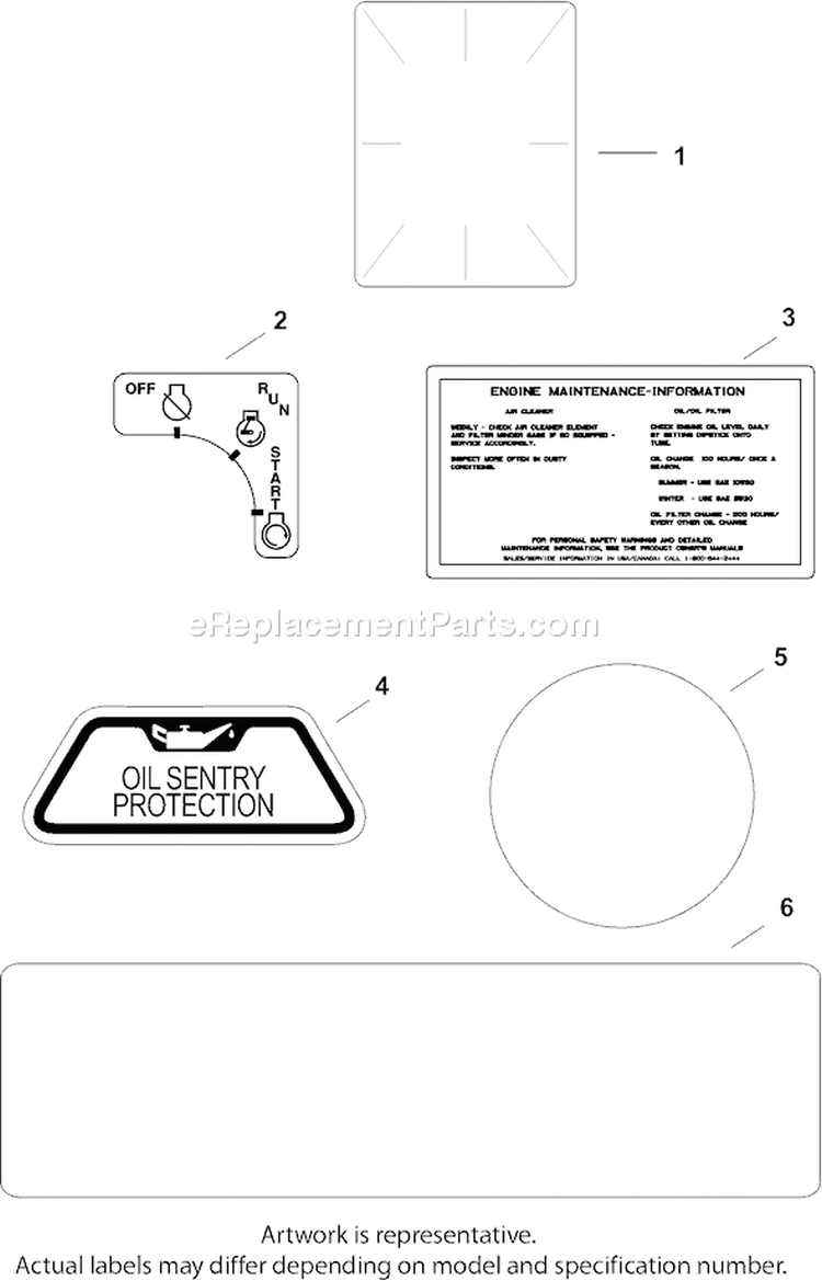 Page E Diagram and Parts List for CH20S-64681  Kohler Engine