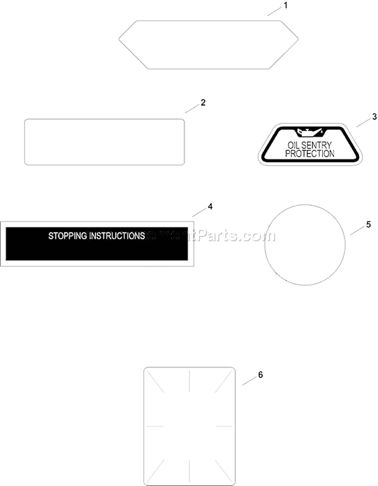 Page E Diagram and Parts List for CH18S-62635  Kohler Engine