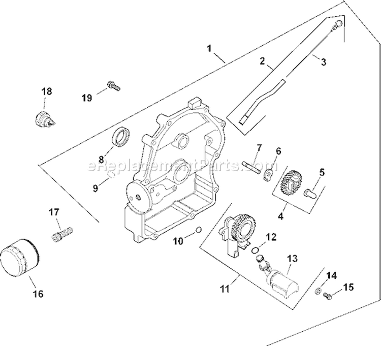 Page L Diagram and Parts List for CH20S-64691  Kohler Engine