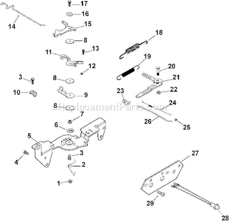 Page F Diagram and Parts List for CH20S-64691  Kohler Engine