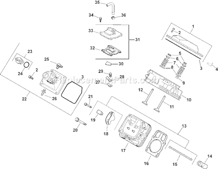 Page I Diagram and Parts List for CH20S-64691  Kohler Engine