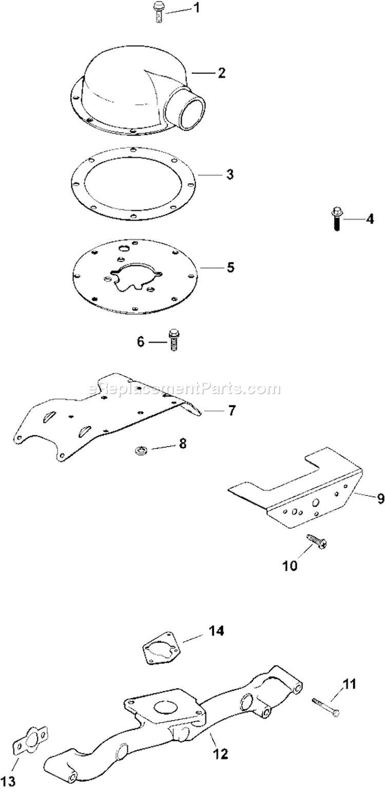 Page A Diagram and Parts List for CH20S-64694  Kohler Engine