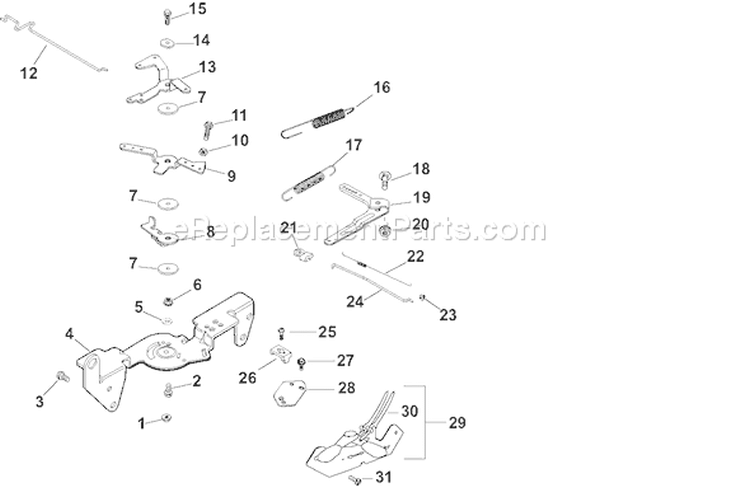 Page F Diagram and Parts List for CH20-64608  Kohler Engine