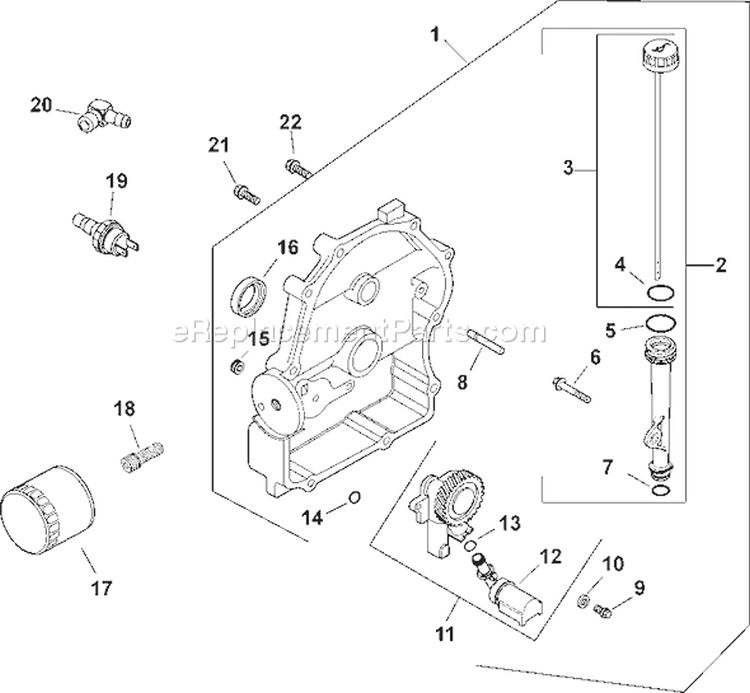Page L Diagram and Parts List for CH20S-64710  Kohler Engine