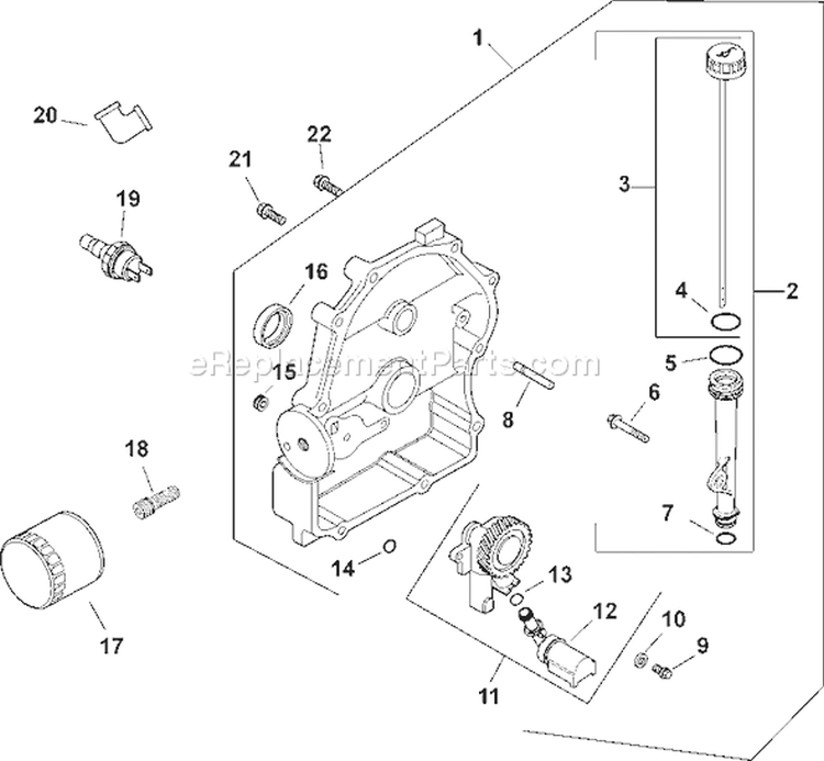 Page L Diagram and Parts List for CH20S-64686  Kohler Engine