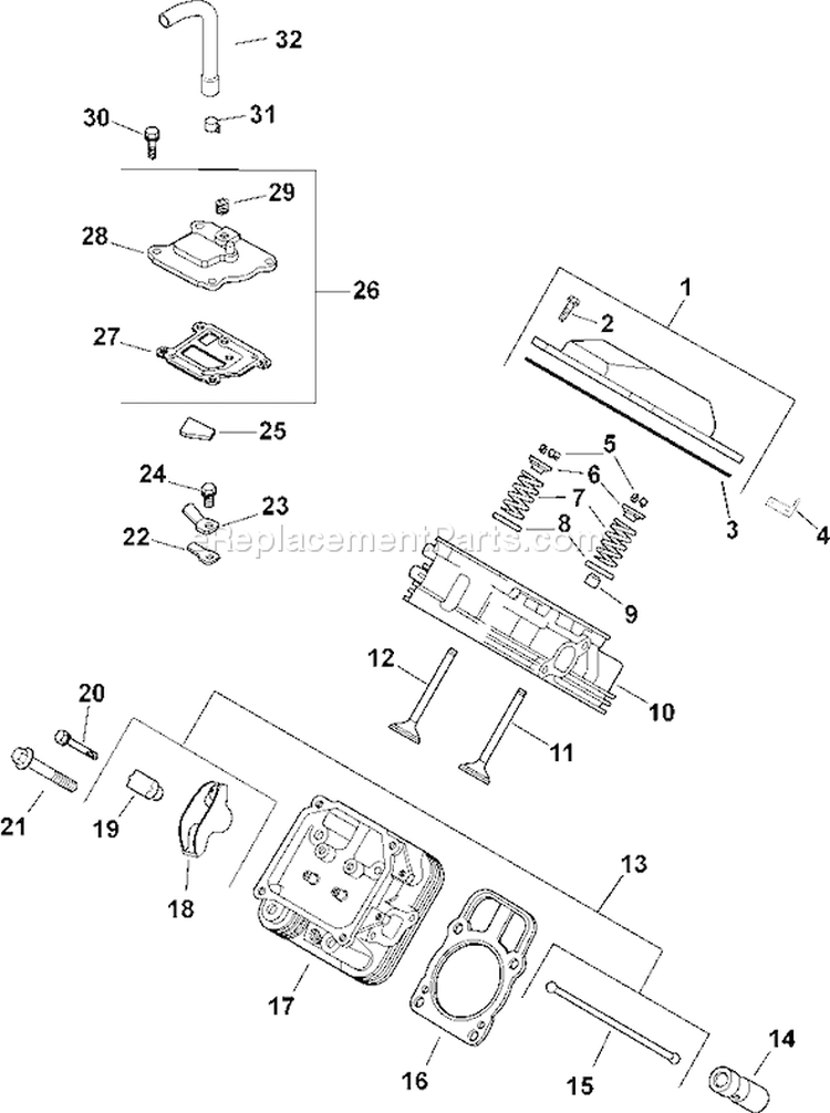 Page I Diagram and Parts List for CH20S-64663  Kohler Engine