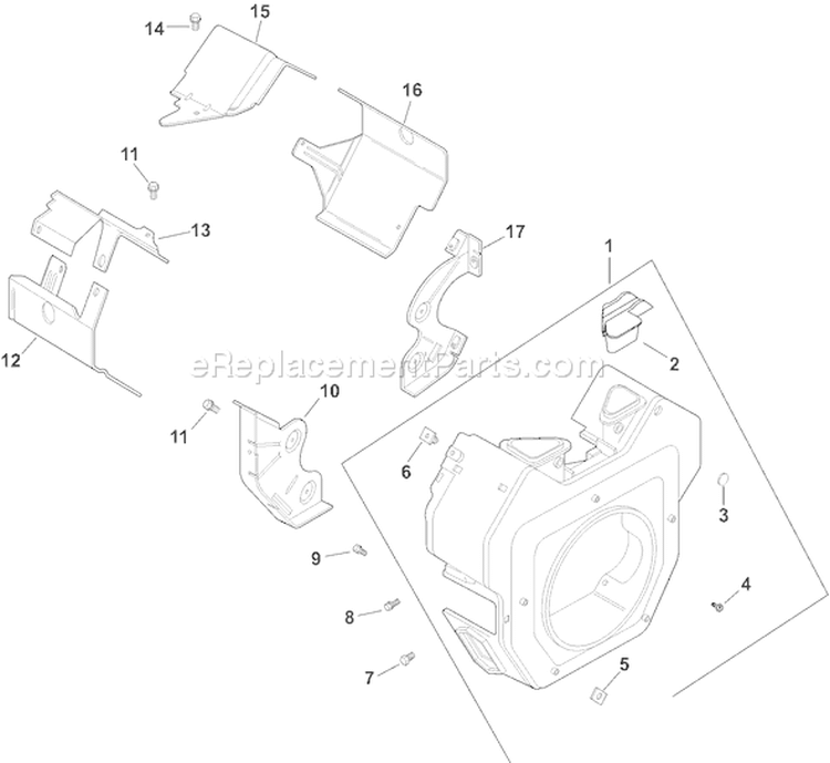 Page B Diagram and Parts List for CH20S-64717  Kohler Engine