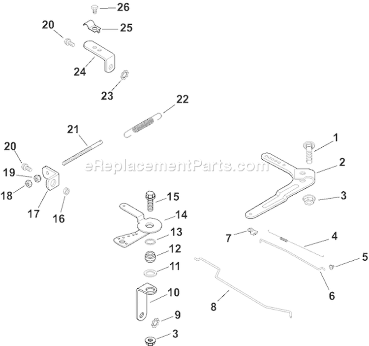 Page F Diagram and Parts List for CH20S-64717  Kohler Engine