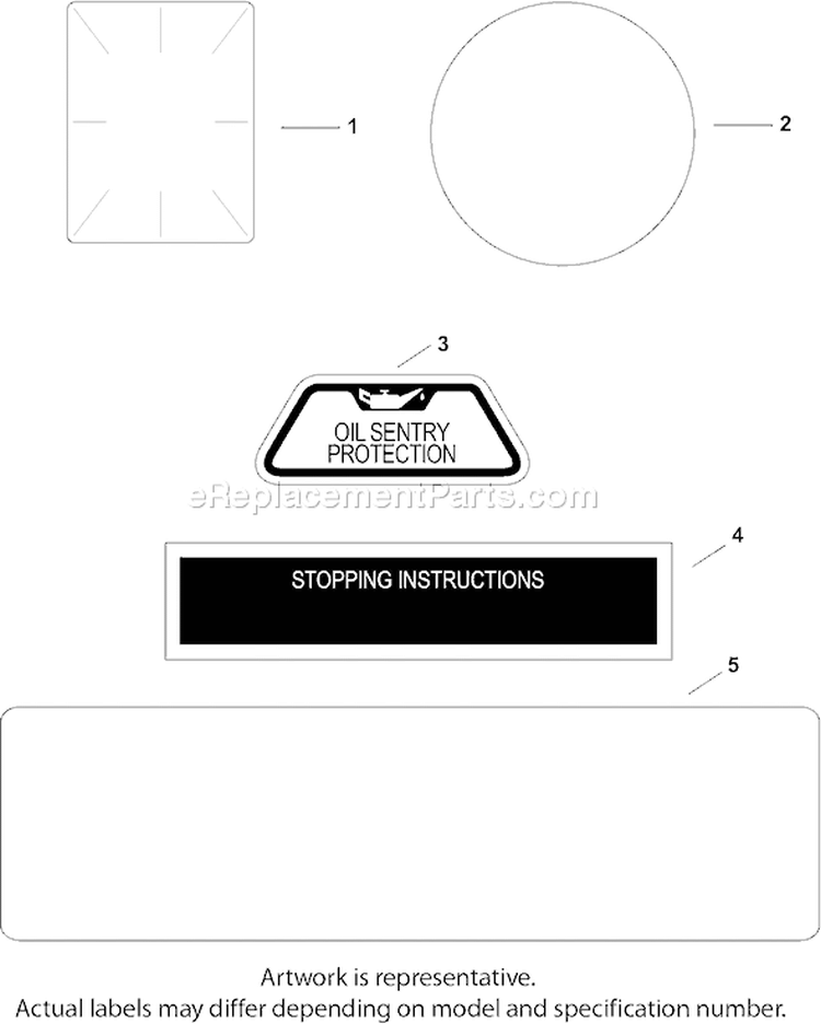 Page E Diagram and Parts List for CH20S-64722  Kohler Engine