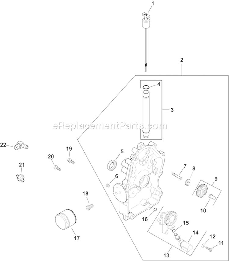 Page L Diagram and Parts List for CH20S-64726  Kohler Engine