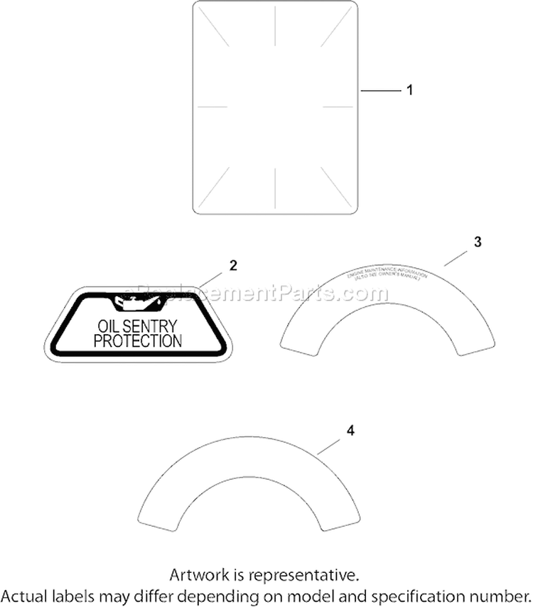 Page E Diagram and Parts List for CH20S-64634  Kohler Engine
