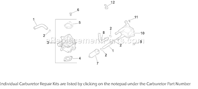 Page H Diagram and Parts List for CH20S-64763  Kohler Engine