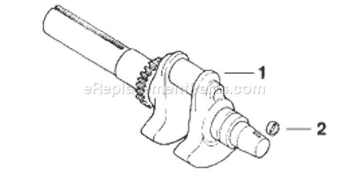 Page E Diagram and Parts List for CH22-66524  Kohler Engine