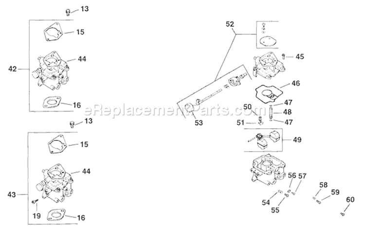 Page J Diagram and Parts List for CH22-66525  Kohler Engine