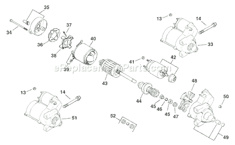 Page P Diagram and Parts List for CH18-62550  Kohler Engine