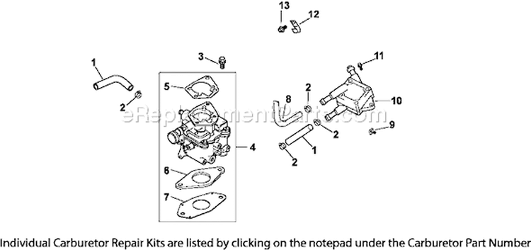 Page H Diagram and Parts List for CH22-66539  Kohler Engine
