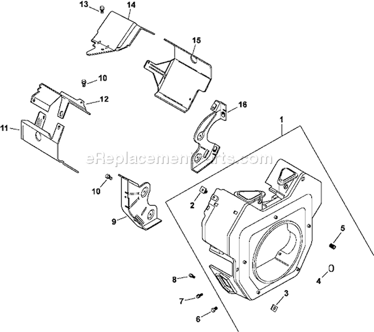 Page B Diagram and Parts List for CH22-66546  Kohler Engine