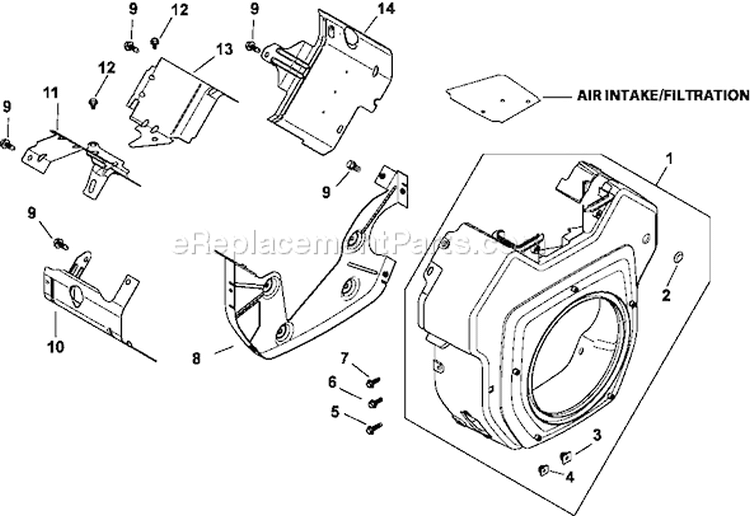 Page B Diagram and Parts List for CH22-66547  Kohler Engine