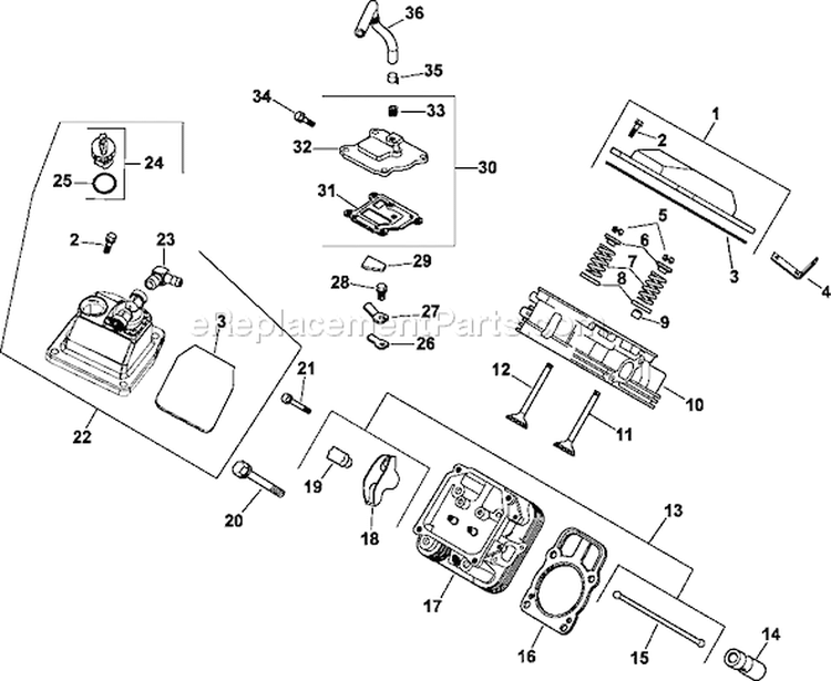 Page I Diagram and Parts List for CH22-66549  Kohler Engine