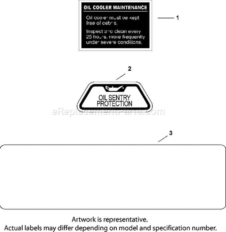 Page E Diagram and Parts List for CH22-66540  Kohler Engine