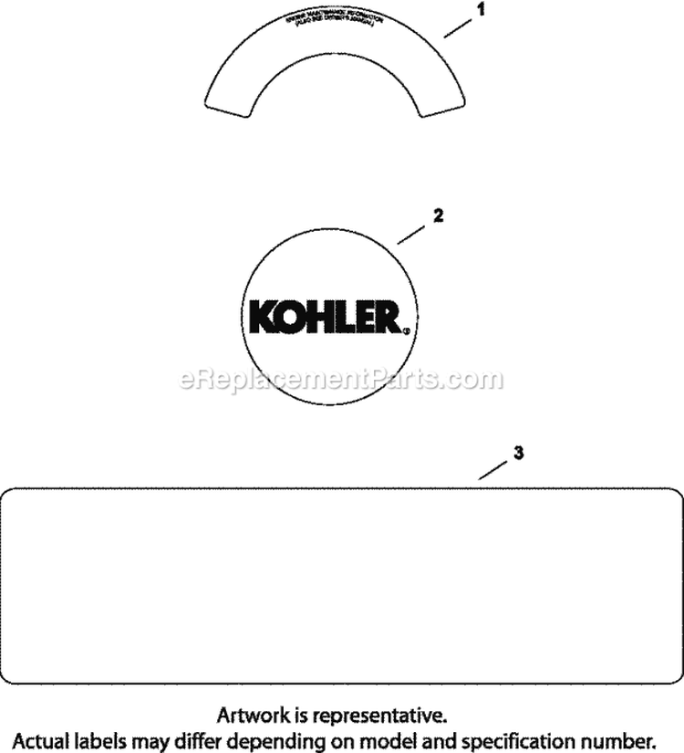 Page G Diagram and Parts List for CH22-66551  Kohler Engine