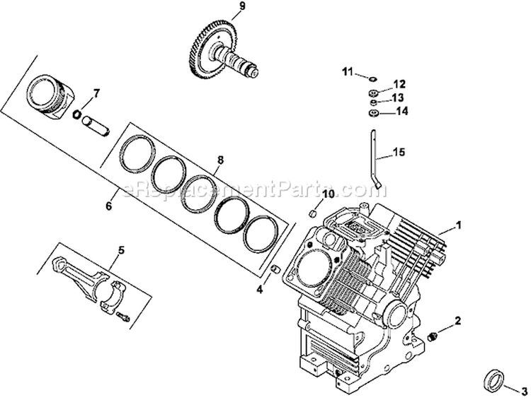 Page C Diagram and Parts List for CH22-66546  Kohler Engine