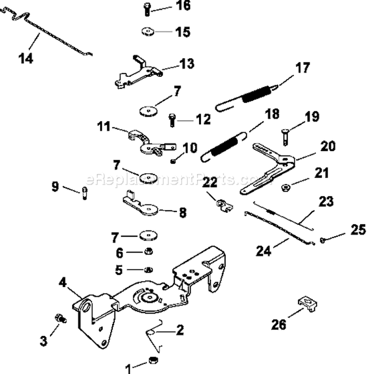 Page F Diagram and Parts List for CH22-66554  Kohler Engine