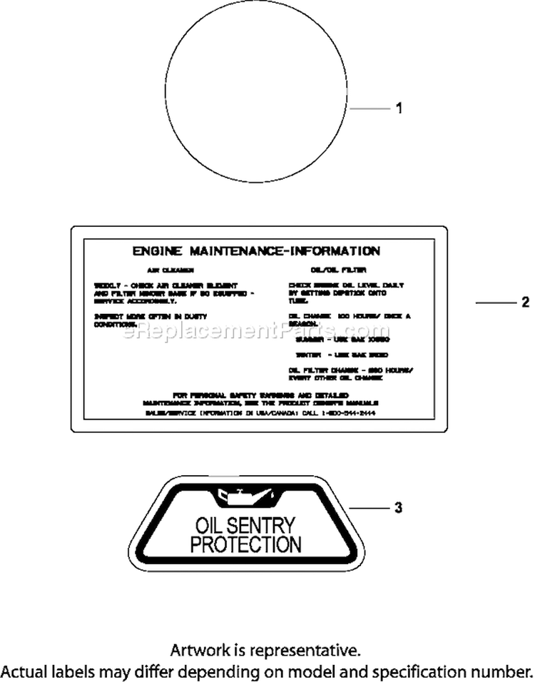 Page E Diagram and Parts List for CH22-66558  Kohler Engine