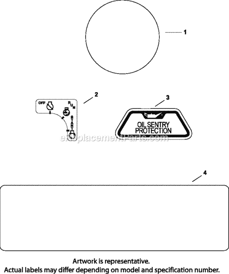 Page F Diagram and Parts List for CH22-66562  Kohler Engine