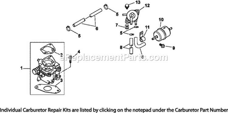 Page I Diagram and Parts List for CH22-76509  Kohler Engine