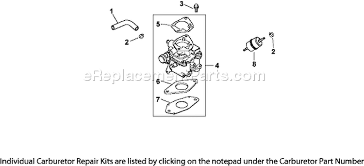 Page G Diagram and Parts List for CH22-76515  Kohler Engine