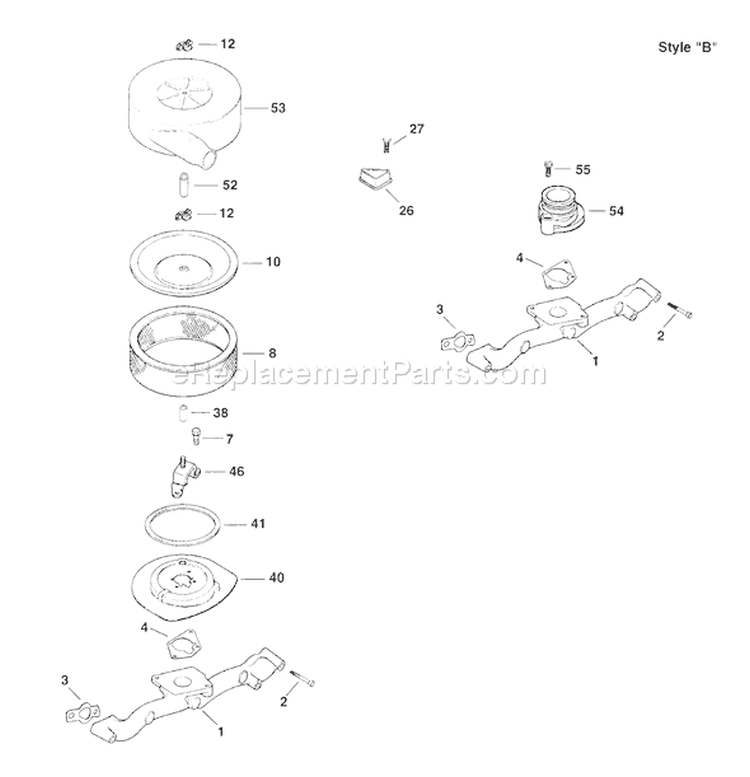 Page C Diagram and Parts List for CH18-62507  Kohler Engine