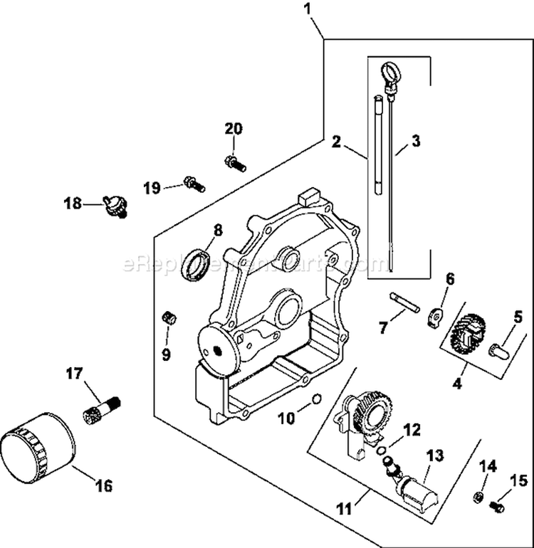 Page N Diagram and Parts List for CH22-76556  Kohler Engine