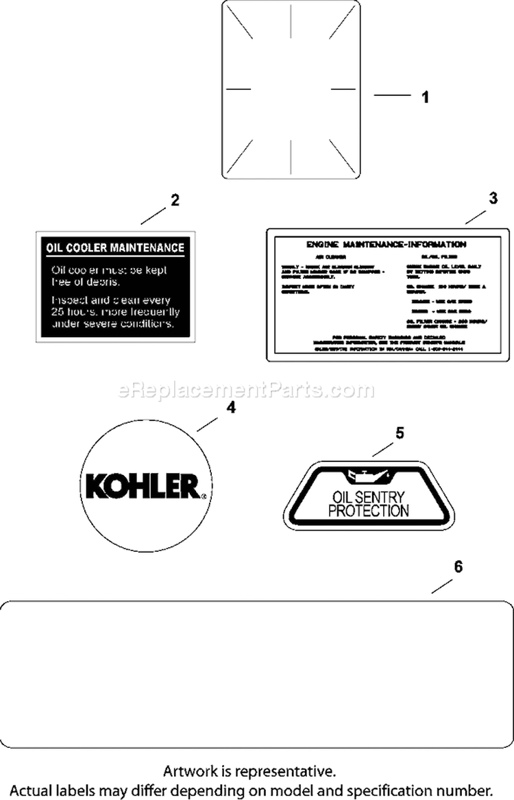 Page I Diagram and Parts List for CH22-76578  Kohler Engine