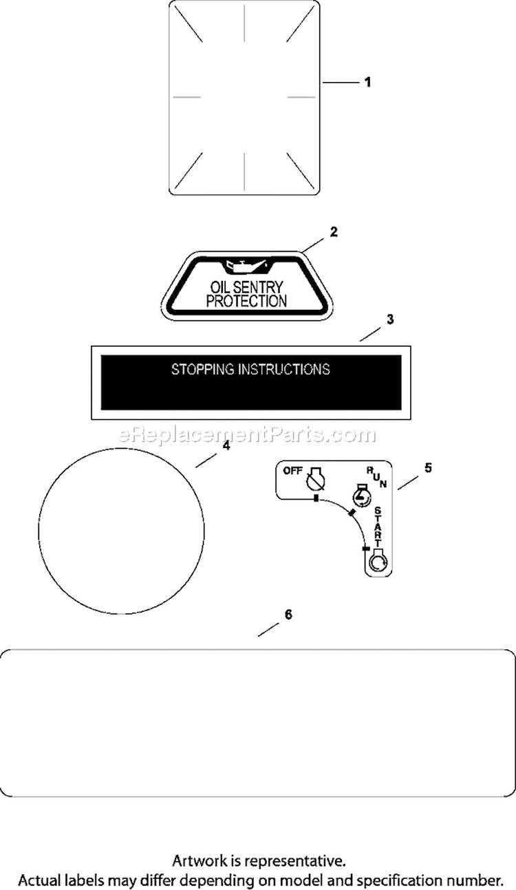 Page E Diagram and Parts List for CH22-76613  Kohler Engine