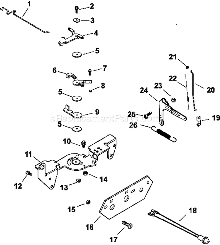Page F Diagram and Parts List for CH18-62504  Kohler Engine