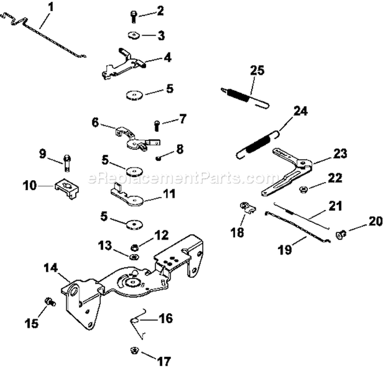 Page F Diagram and Parts List for CH22-76571  Kohler Engine