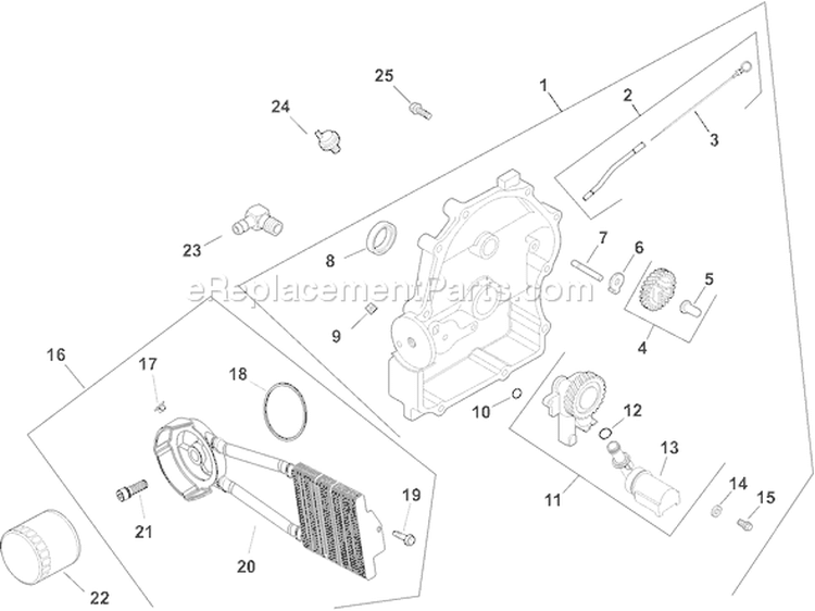 Page L Diagram and Parts List for CH22QS-66531  Kohler Engine