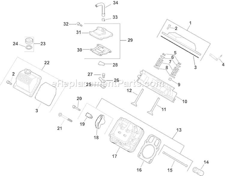 Page I Diagram and Parts List for CH20-64567  Kohler Engine