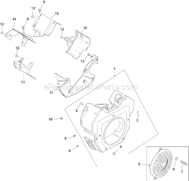 Page B Diagram and Parts List for CH22S-66558  Kohler Engine